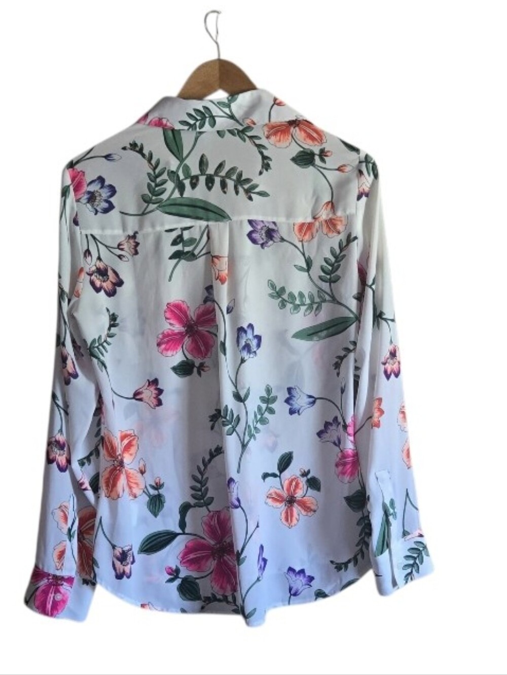 Express Floral Buttoned Down Shirt - Picture 2 of 4